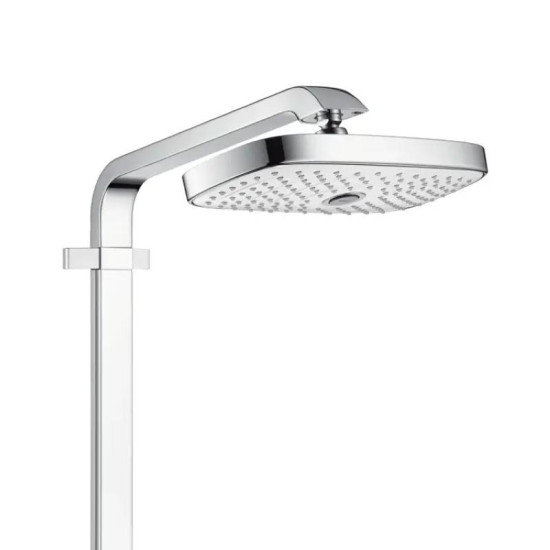Душевая система Hansgrohe Raindance Select E Showerpipe 300 2Jet белый/хром (27126400)