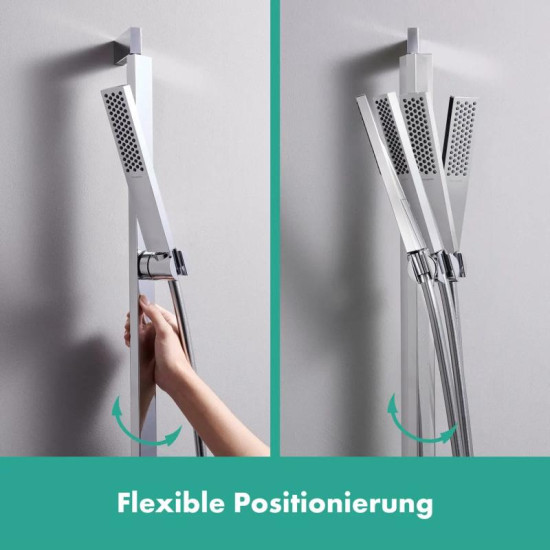 Душовий гарнітур Hansgrohe Pulsify E 100 1jet EcoSmart 65 см, хром (24370000)