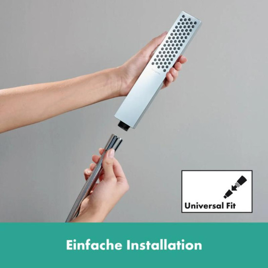 Душовий гарнітур Hansgrohe Pulsify E 100 1jet EcoSmart 65 см, хром (24370000)