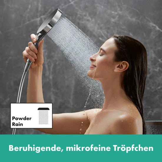 Душевой гарнитур Hansgrohe Rainfinity 130 3Jet EcoSmart Puro S 65 см, хром (28746000)