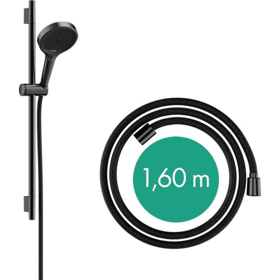 Душевой гарнитур Hansgrohe Rainfinity 130 3Jet Puro S 65 см, Brushed Black хром (28745340)