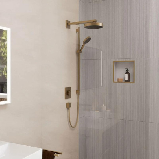 Душовий гарнітур Hansgrohe Rainfinity 130 3Jet Puro S 90 см, Brushed Bronze (28743140)