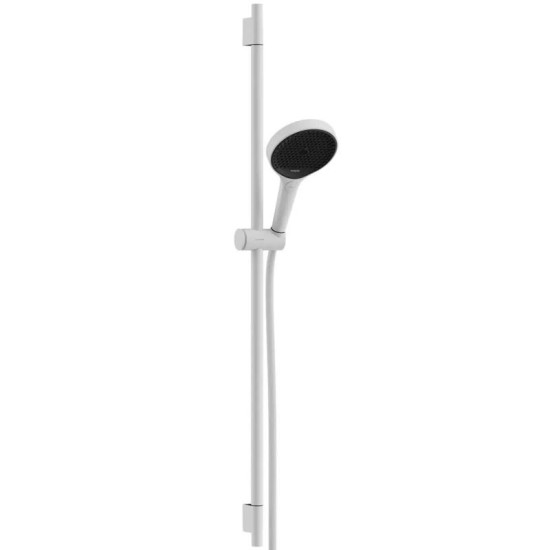 Душовий гарнітур Hansgrohe Rainfinity 130 3Jet Puro S 90 см, білий матовий (28743700)