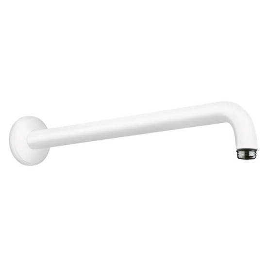 Кронштейн для верхнего душа Hansgrohe 389 мм, белый матовый (27413700)