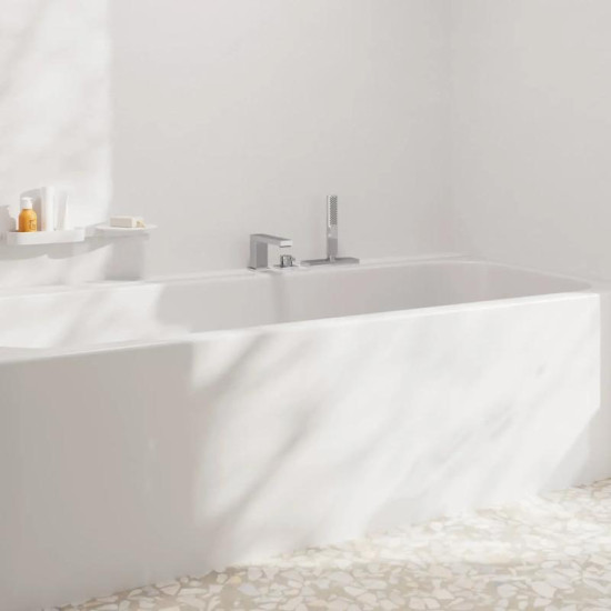 Змішувач на борт ванни Hansgrohe Tecturis E врізний на 3 отвори с sBox, хром (73443000)