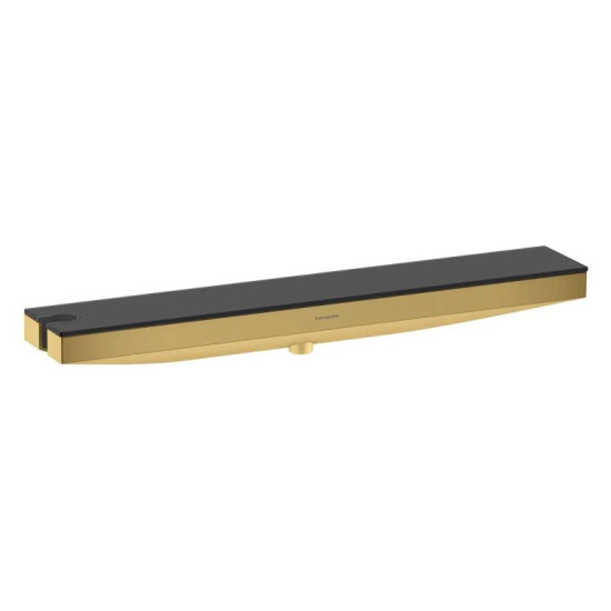 Шланговое подсоединение Hansgrohe Porter 500 Rainfinity с полочкой L, Polished Gold Optic (26843990)