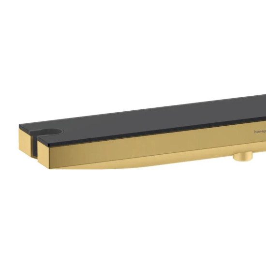 Шланговое подсоединение Hansgrohe Porter 500 Rainfinity с полочкой L, Polished Gold Optic (26843990)