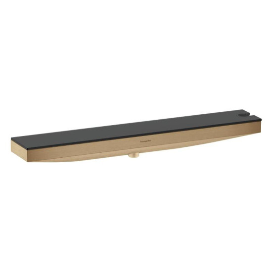 Шлангове підключення Hansgrohe Porter 500 Rainfinity з поличкою R, Brushed Bronze (26858140)
