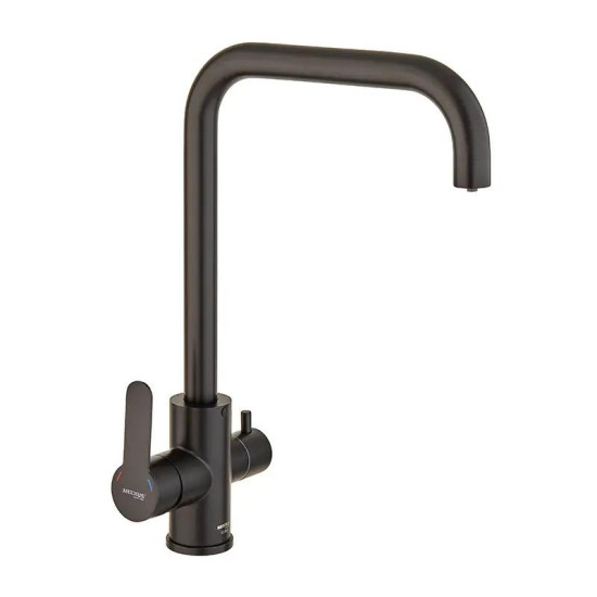 Кухонний змішувач із підключенням до фільтра Mixxus DAX-021-G Black (MI6078)