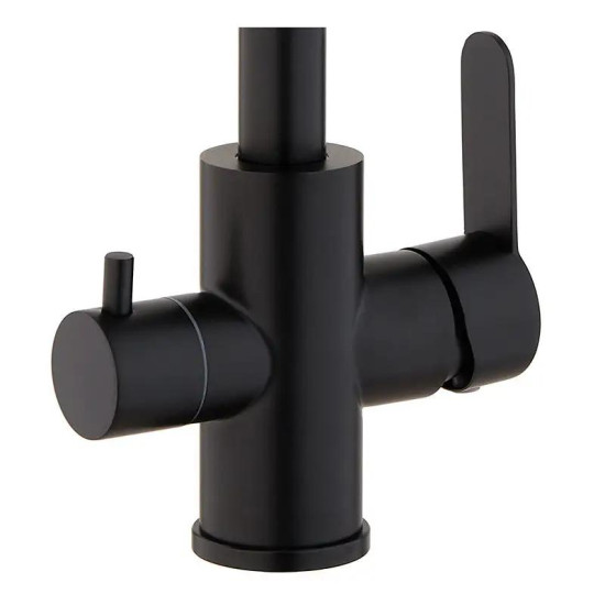 Кухонний змішувач із підключенням до фільтра Mixxus DAX-021-G Black (MI6078)