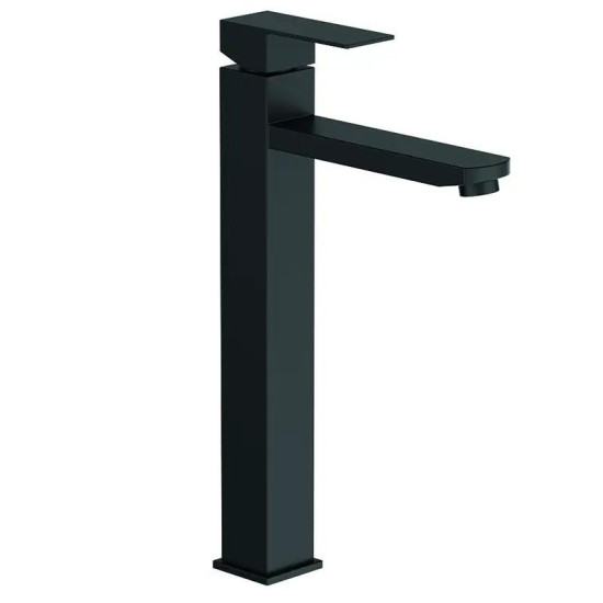 Смеситель для раковины Zerix KUB-001-High Black (ZX4846)