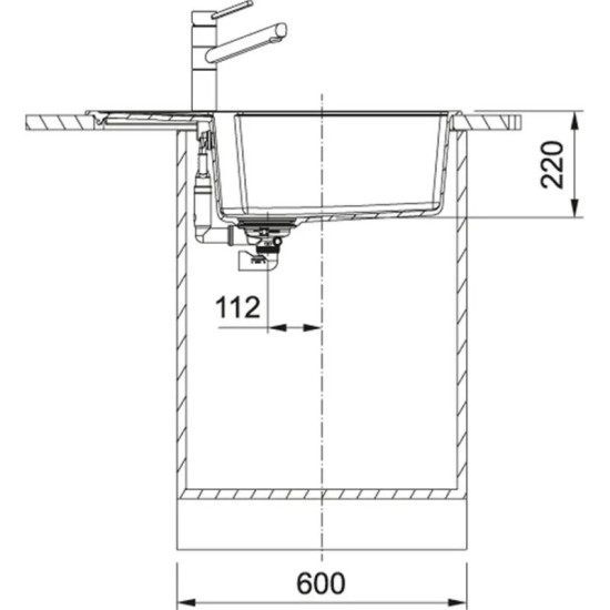Кухонна мийка Franke UBG 611-78 XL бежевий (114.0701.798)
