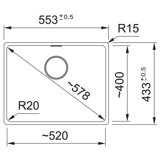 Кухонна мийка Franke MRG 110-52 онікс (125.0701.776)