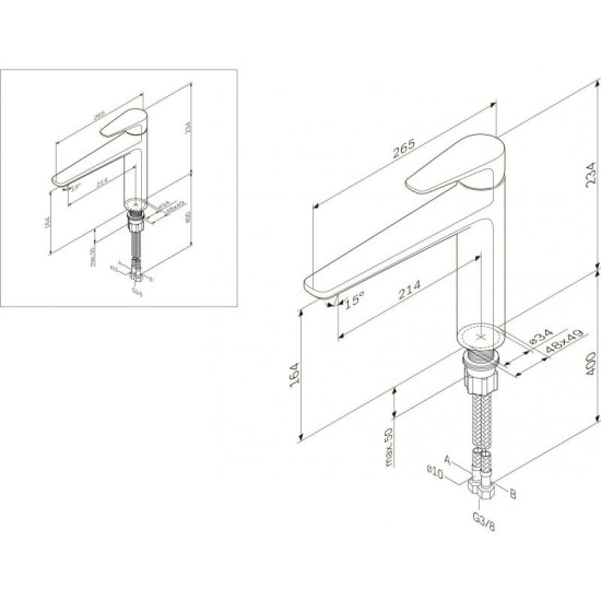 Кухонный смеситель AM.PM Inspire F5000000