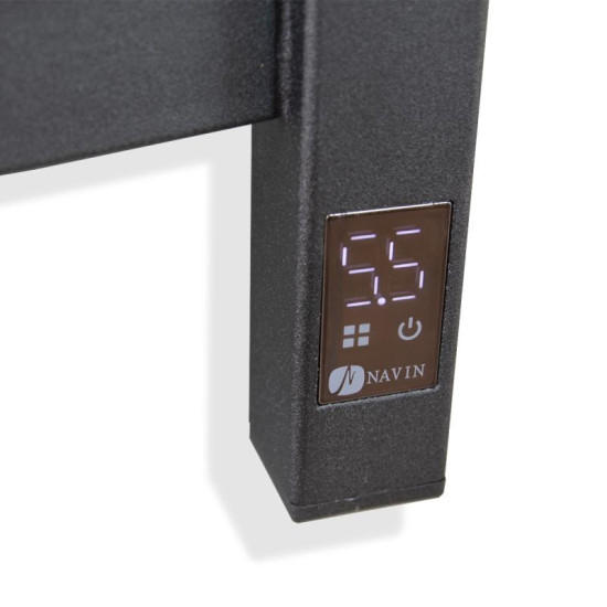 Рушникосушарка Navin Avalon 480х1200 Sensor лівий, чорний муар 12-203153-4812