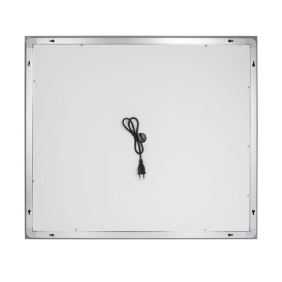 Зеркало Qtap Mideya 800х700 с LED-подсветкой Touch, с антизапотеванием, с диммером Reverse QT2078NCF8070W