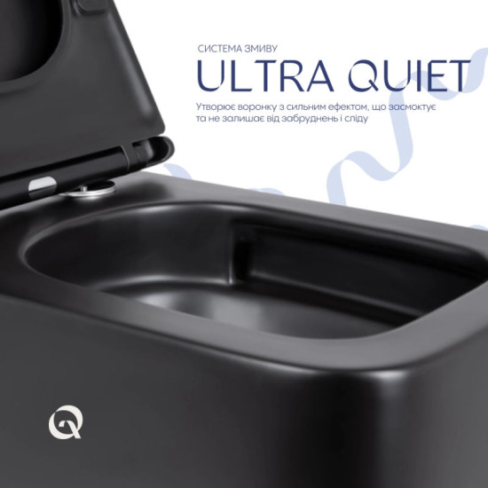 Унітаз підвісний Qtap Gemini Soft-close QT2533076EUQMB