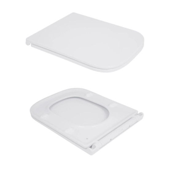 Унітаз-компакт Qtap Cardinal Ultra Quiet безободковий з сидінням Soft-close QT04222168AUQ3W