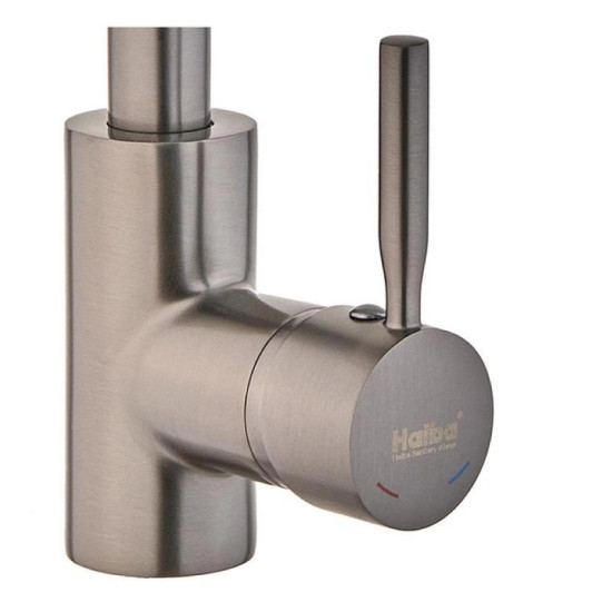 Кухонный смеситель Haiba Hans 011 Graphite (HB4000)