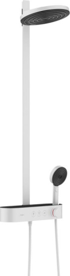 Душова система Hansgrohe Pulsify Showerpipe 260 2jet EcoSmart білий матовий (24241700)
