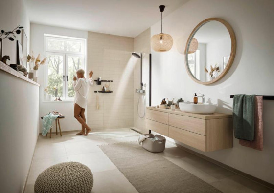 Душова система Hansgrohe Pulsify Showerpipe 260 2jet EcoSmart білий матовий (24241700)