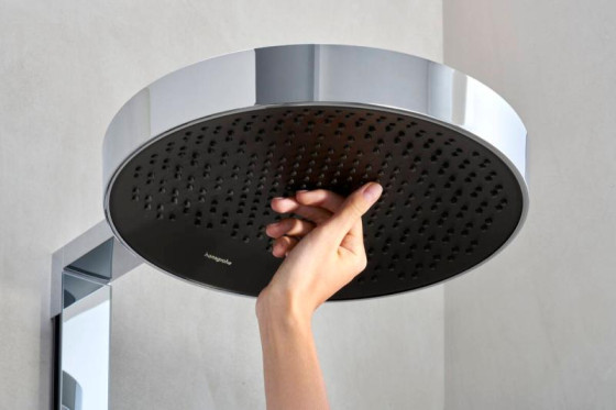 Душова система Hansgrohe Rainfinity Showerpipe 250 1jet EcoSmart  Shower Tablet 350 (28742000)