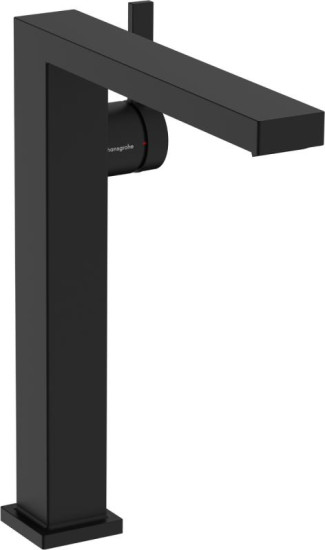 Смеситель для раковины Hansgrohe Tecturis E 240 Fine CoolStart без донного клапана, черный матовый (73072670)