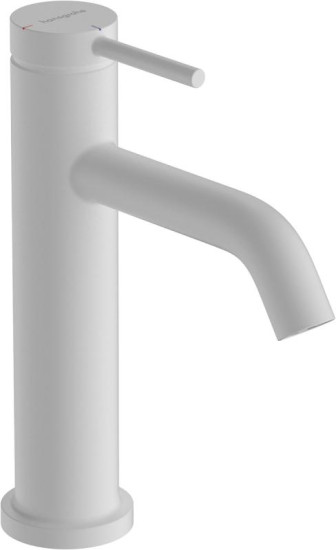 Змішувач для раковини Hansgrohe Tecturis S 110 CoolStart без донного клапана, білий матовий (73312700)