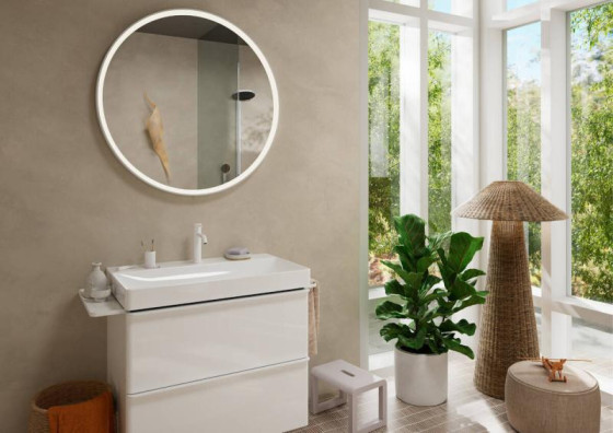 Змішувач для раковини Hansgrohe Tecturis S 110 CoolStart без донного клапана, білий матовий (73312700)