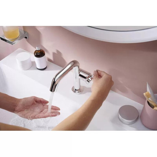Змішувач для раковини Hansgrohe Tecturis S 150 Fine CoolStart без донного клапана, Chrome (73341000)
