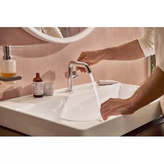 Змішувач для раковини Hansgrohe Tecturis S 150 Fine CoolStart без донного клапана, Chrome (73341000)