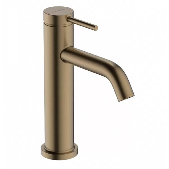 Смеситель для раковины Hansgrohe Tecturis S EcoSmart+ без сливного гарнитура, бронза (73311140)
