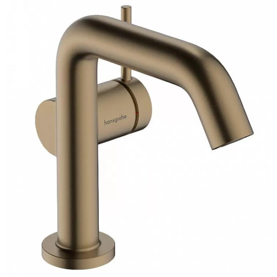 Смеситель для раковины HansgroheTecturis S 110 Fine CoolStart без донного клапана, Brushed Bronze (73321140)