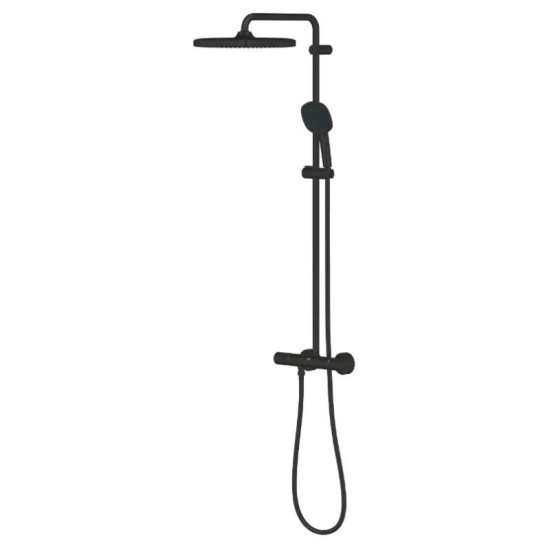 Душова система Grohe Tempesta System 250 Cube чорний матовий (266892431)