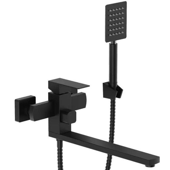 Змішувач для ванни Mixxus KUB-007 (Euro) Black (MI6095)