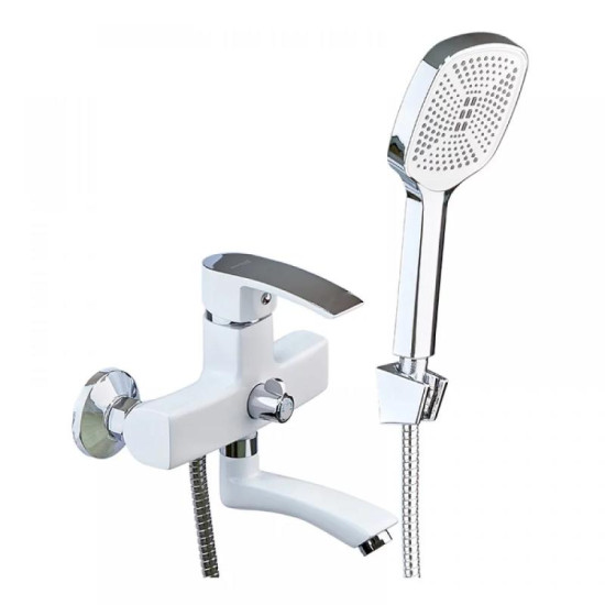 Смеситель для ванны Mixxus Magnum 009 (Euro) White-Chrome (MI6203)