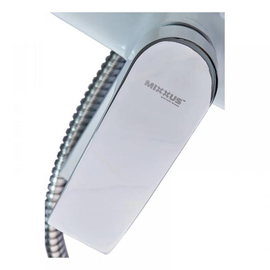 Смеситель для ванны Mixxus Magnum 009 (Euro) White-Chrome (MI6203)