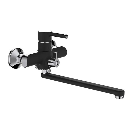 Змішувач для ванни Mixxus Premium Edem 006 Euro (Black) (MI5841)