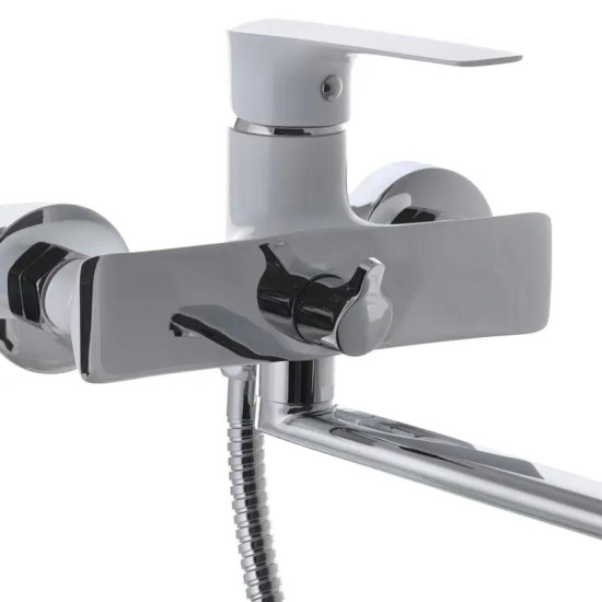 Змішувач для ванни Mixxus Premium Eva 006 Euro білий (MI5813)