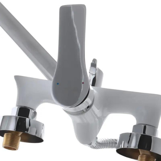 Змішувач для ванни Mixxus Premium Eva 006 Euro білий (MI5813)