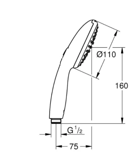 Лейка для ручного душа Grohe Tempesta 110 27852003