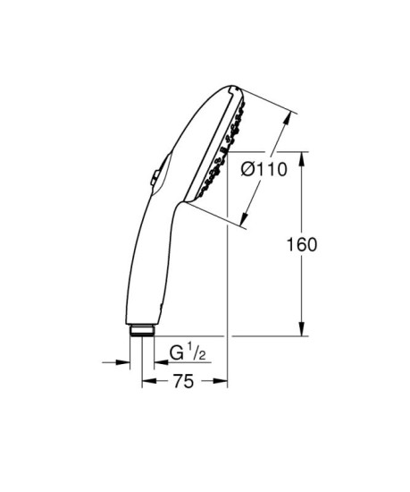 Лейка для ручного душа Grohe Tempesta 110 28419003