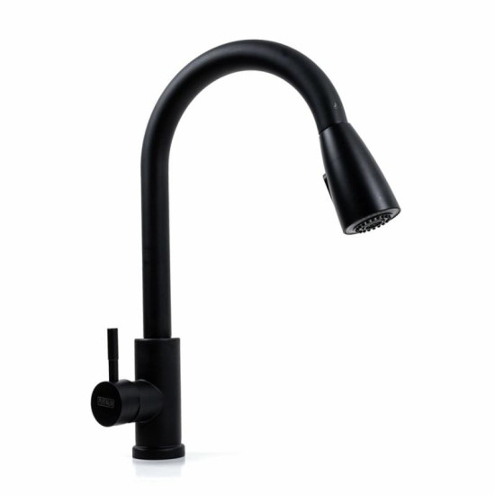 Кухонний змішувач з висувним виливом Platinum LN08