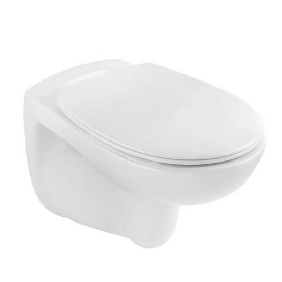 Унітаз підвісний Kroner Oker WHI533536 RIMLESS (CV033120)