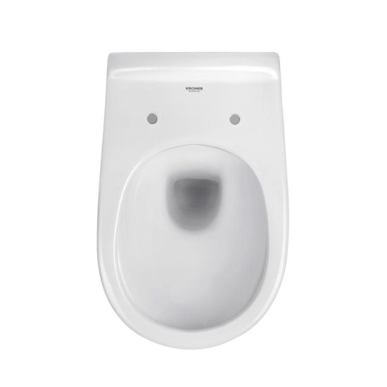 Унітаз підвісний Kroner Oker WHI533536 RIMLESS (CV033120)