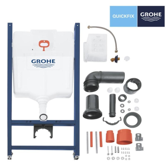 Інсталяція GROHE Rapid SL 3884966Q + Унітаз Kroner Oker WHI533536 RIMLESS (3884966KO533536)
