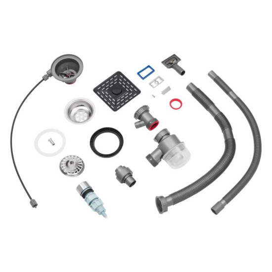 Кухонна мийка Kroner KRP Schwarze-SET7545HM PVD (3/0/0.8 мм) (CV033382)