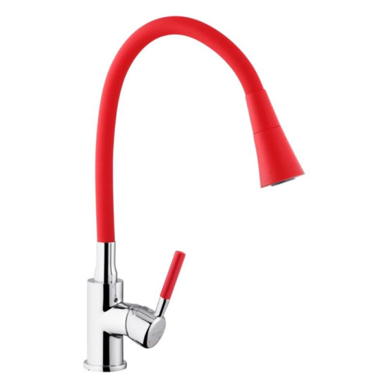 Кухонный смеситель Kroner KRM Kuche - C132RED (CV033129)