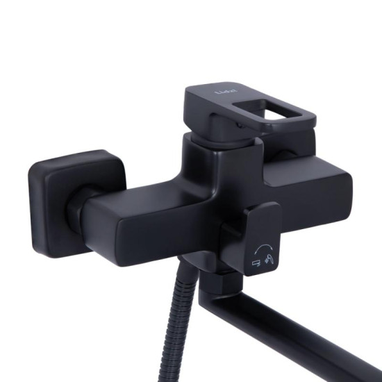 Смеситель для ванны Lidz Wawel 005 (k35) LDWAW005BLA45394 Black