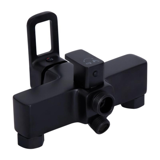 Смеситель для ванны Lidz Wawel 005 (k35) LDWAW005BLA45394 Black